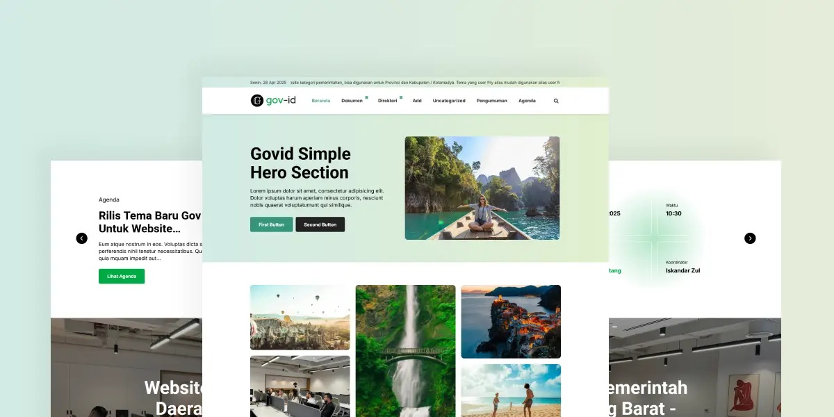 Portofolio Website Instansi